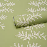 Schumacher Eloise Leaf Wallpaper