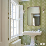 Schumacher Eloise Leaf Wallpaper