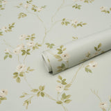 Schumacher Lady Of Shalott Aqua Wallpaper