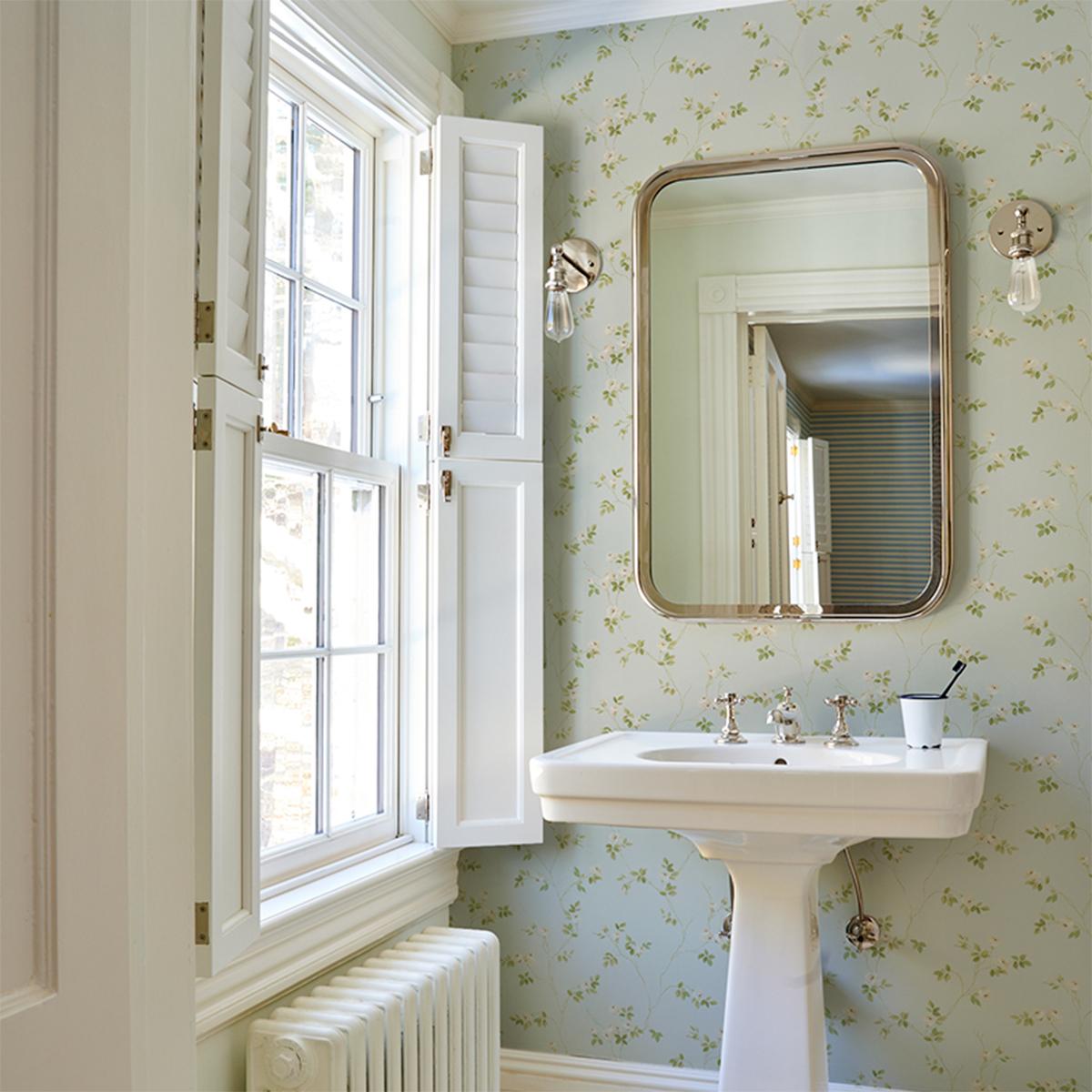 Schumacher Lady Of Shalott Aqua Wallpaper