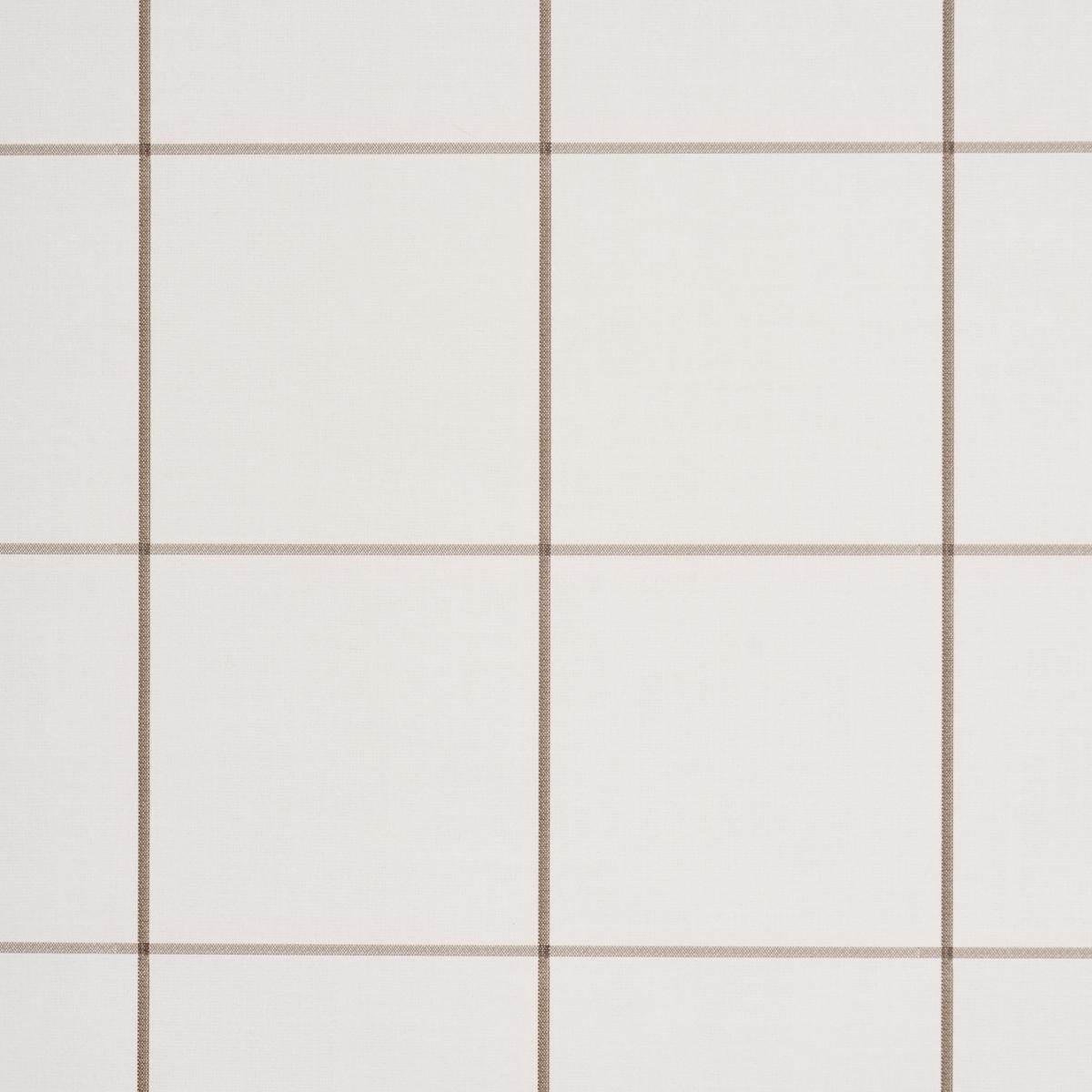 Schumacher Woodman Check Berber Brown Wallpaper