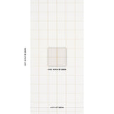 Schumacher Woodman Check Straw Wallpaper