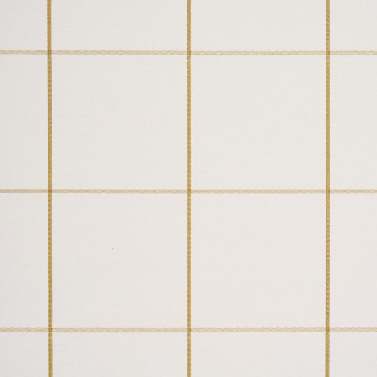Schumacher Woodman Check Straw Wallpaper
