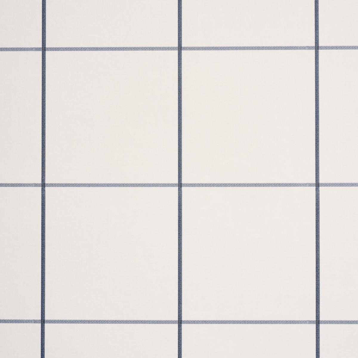 Schumacher Woodman Check Indigo Wallpaper