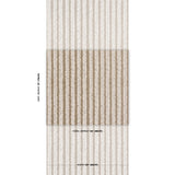 Schumacher Woodperry Hand Printed Sisal Flax Wallpaper