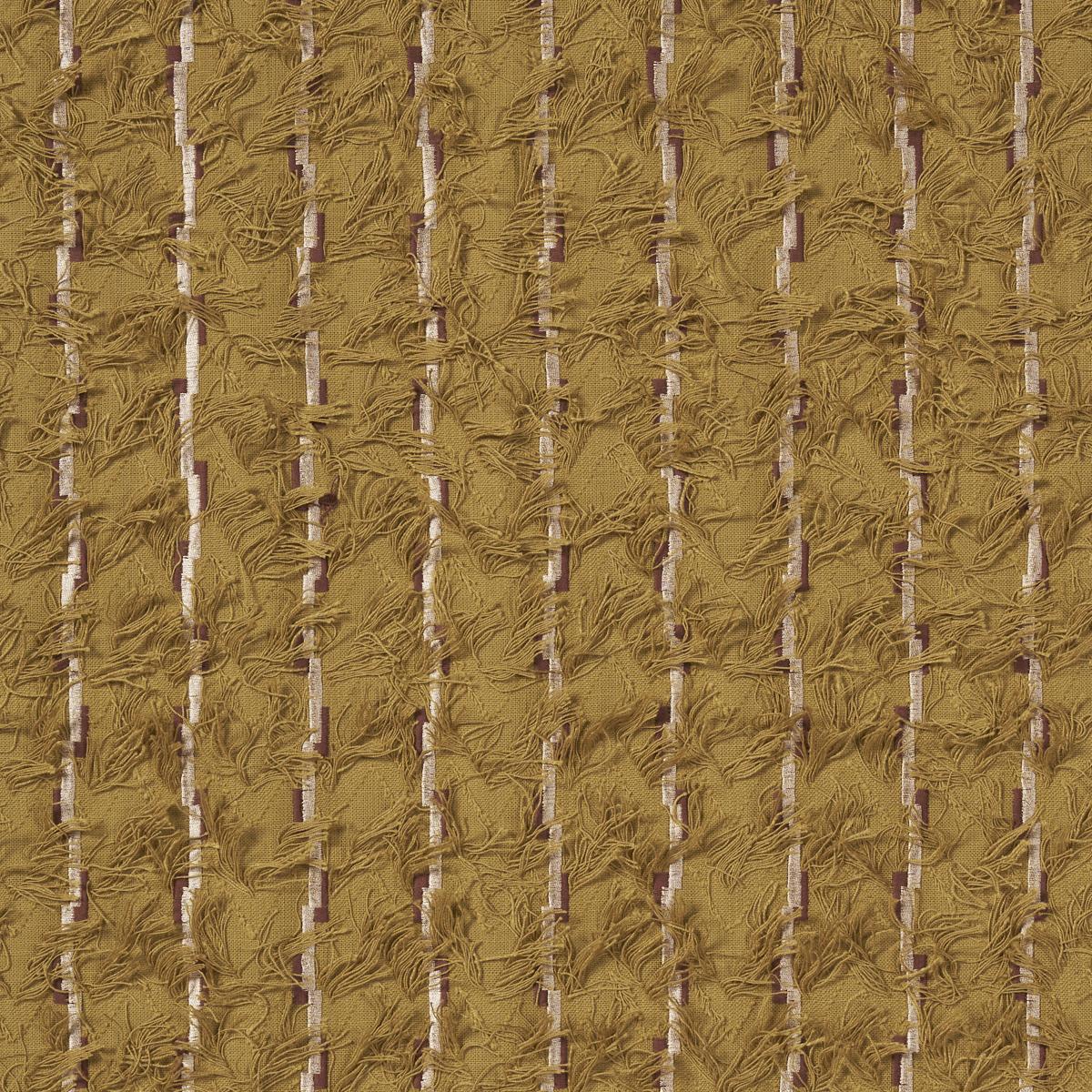 Schumacher Groove Curry Fabric