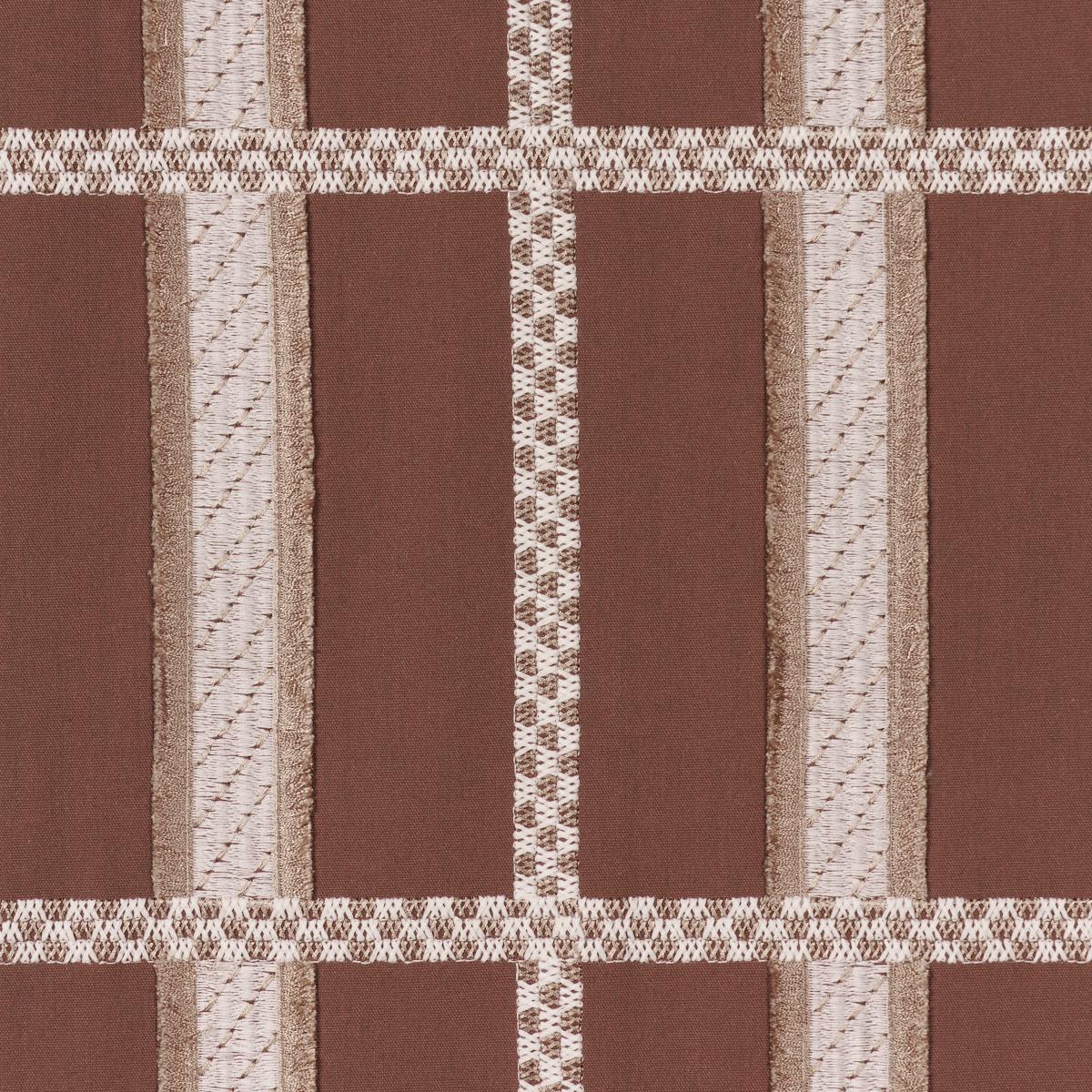Schumacher Jukebox Terracotta Fabric
