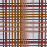 Schumacher Resonance Plaid Indoor/Outdoor Terracotta Fabric