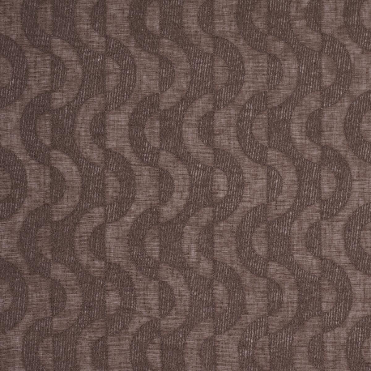 Schumacher Stay In Tune Sheer Terracotta Fabric