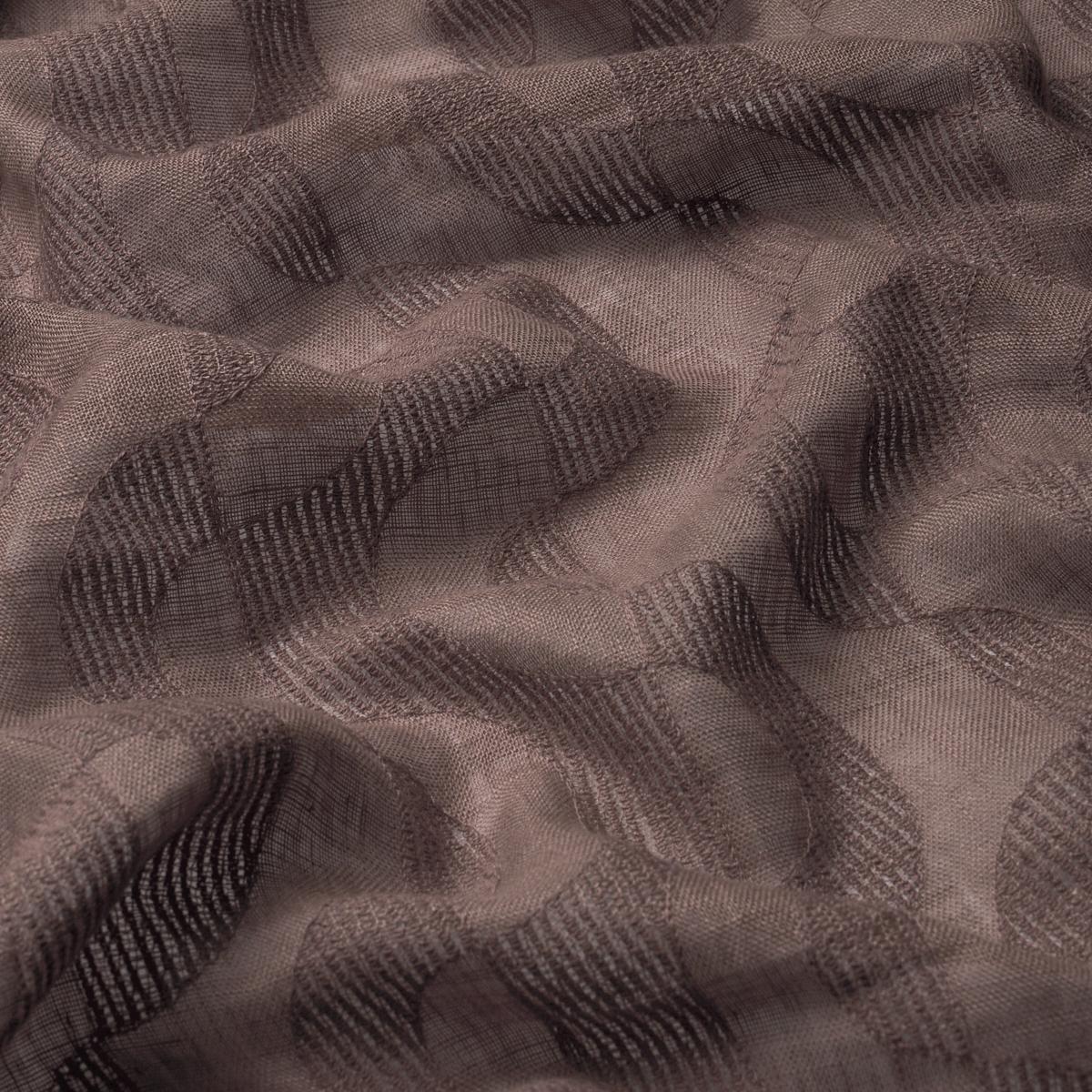 Schumacher Stay In Tune Sheer Terracotta Fabric