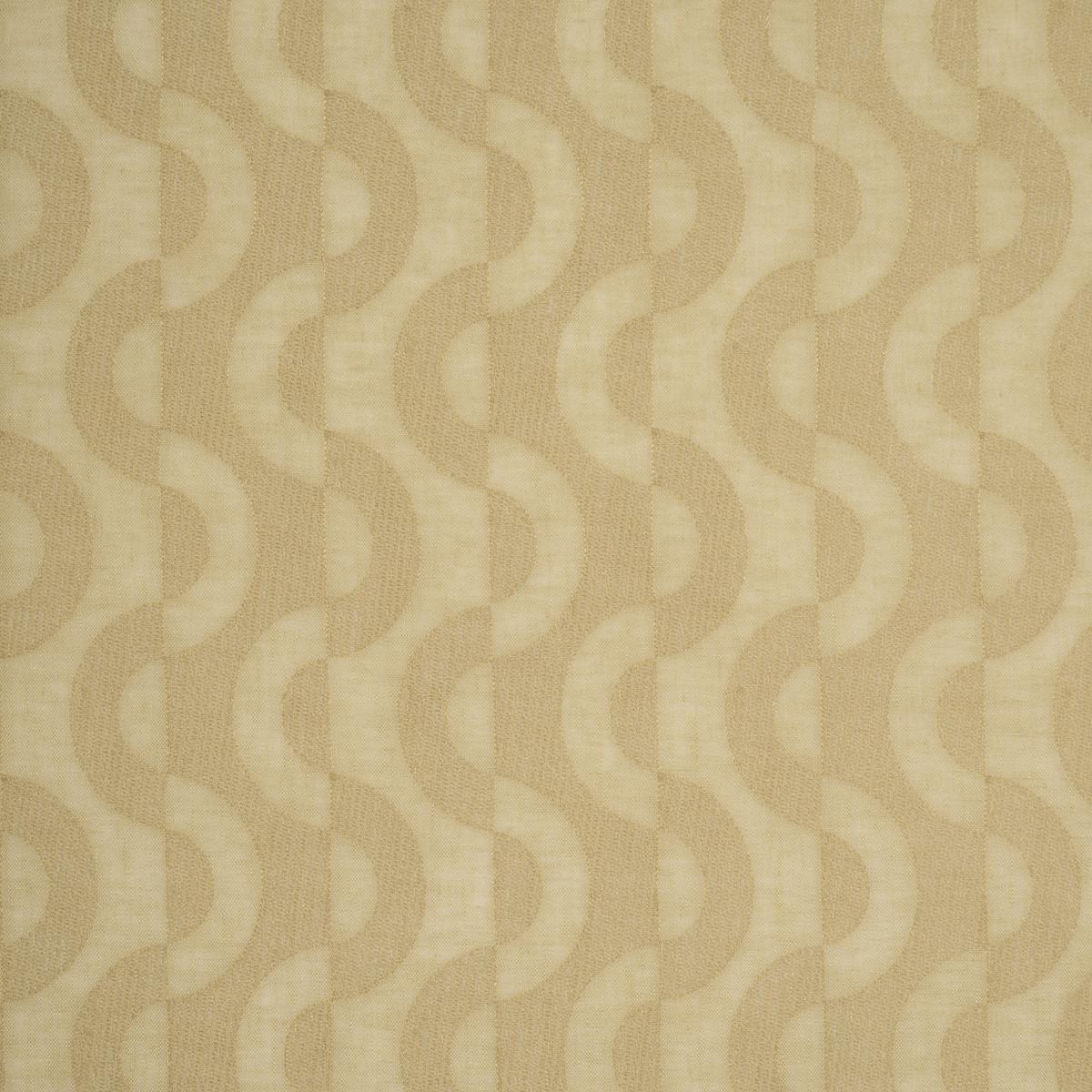 Schumacher Stay In Tune Sheer Curry Fabric