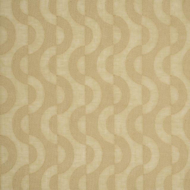 Schumacher Stay In Tune Sheer Curry Fabric