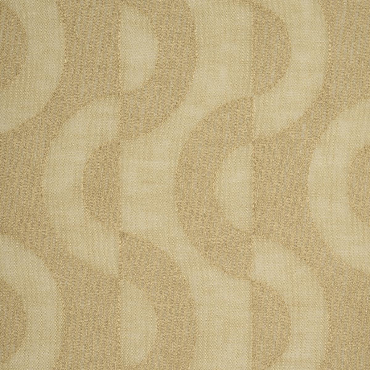 Schumacher Stay In Tune Sheer Curry Fabric