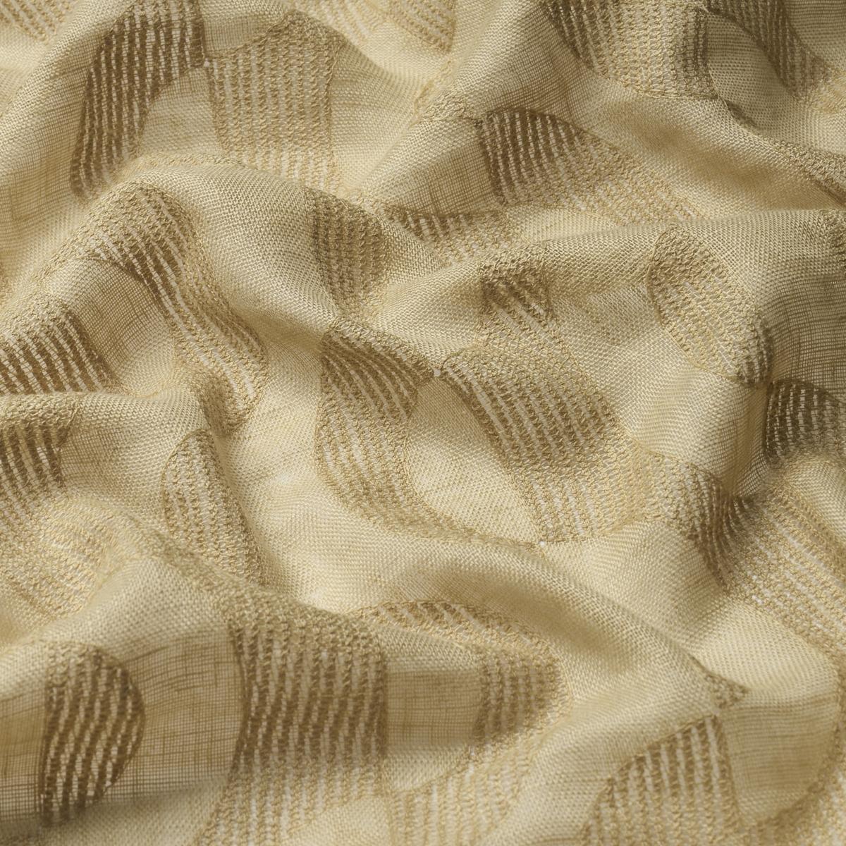 Schumacher Stay In Tune Sheer Curry Fabric