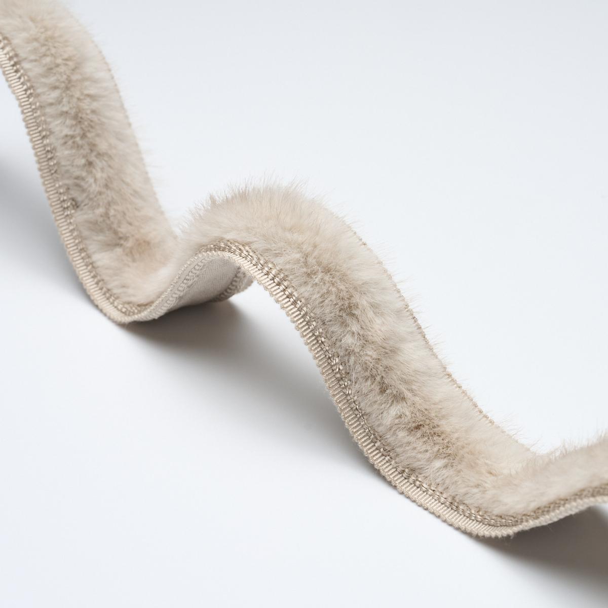 Schumacher Ivory Timberline Faux Fur Tape