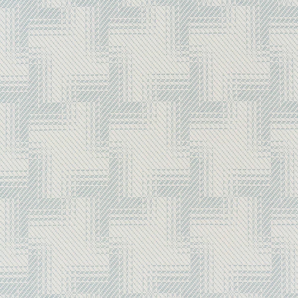 Schumacher Vibrato Houndstooth Sky Fabric