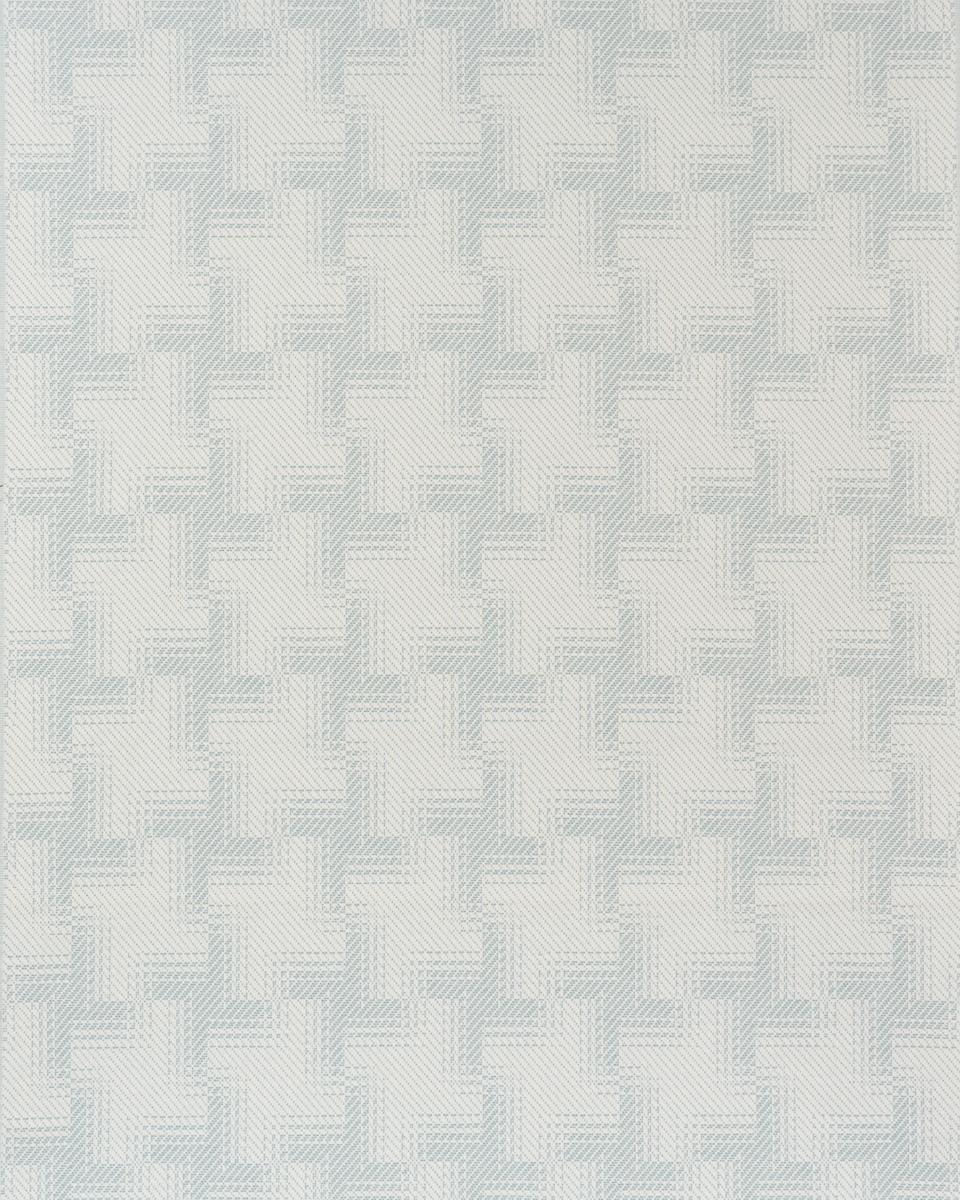 Schumacher Vibrato Houndstooth Sky Fabric