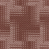 Schumacher Vibrato Houndstooth Terracotta Fabric