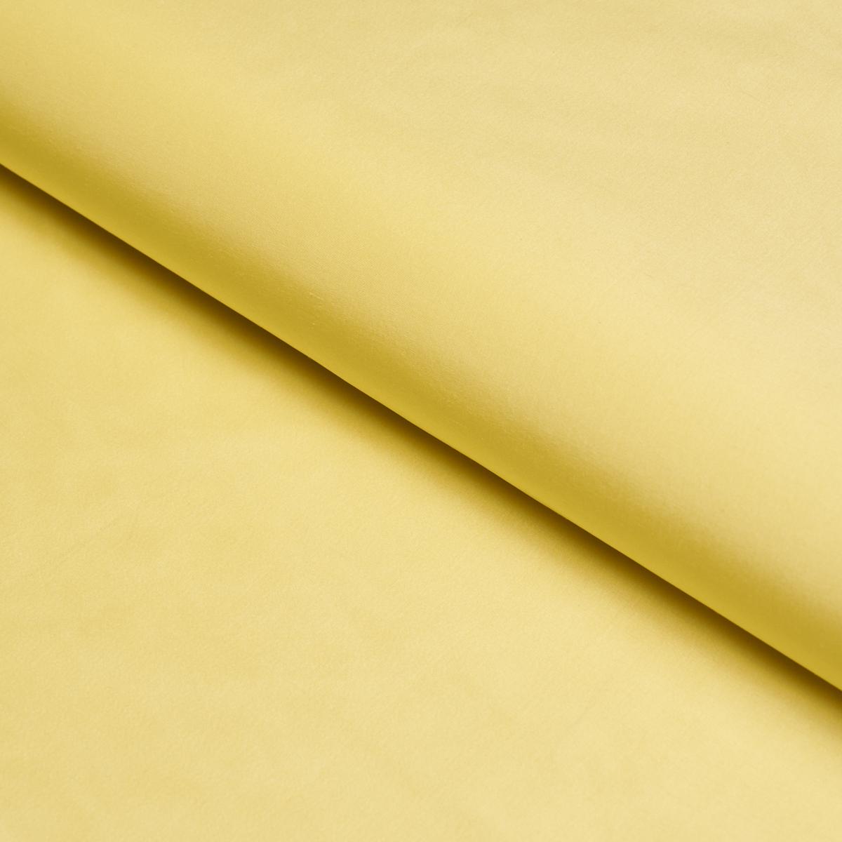 Schumacher Sargent Silk Taffeta Canary Fabric