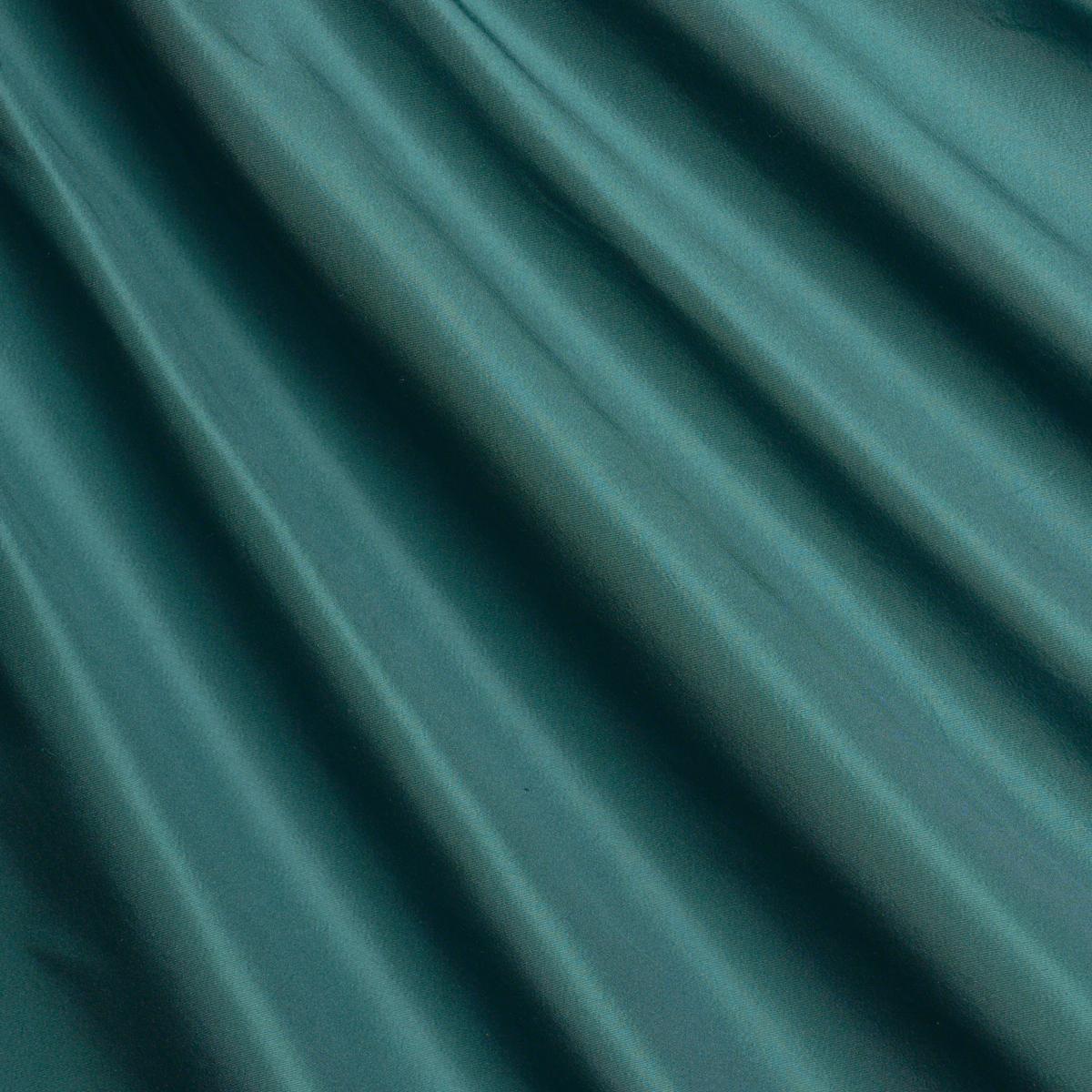 Schumacher Sargent Silk Taffeta Teal Fabric