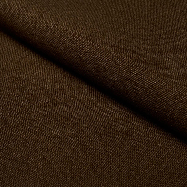 Schumacher Lars Rustic Linen Umber Fabric