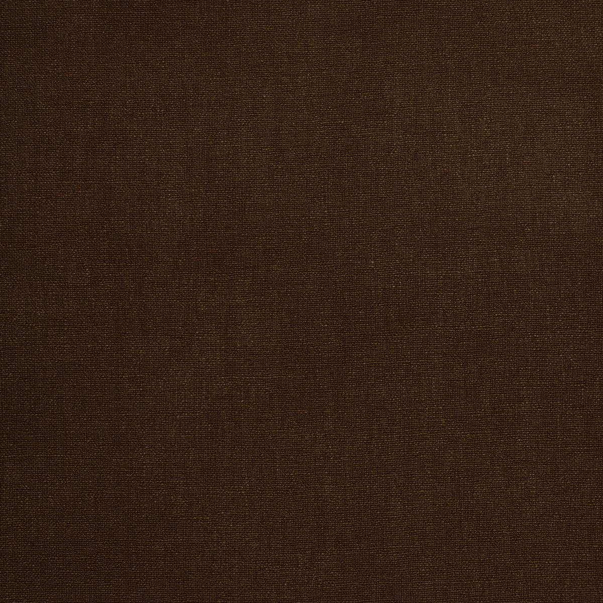 Schumacher Lars Rustic Linen Umber Fabric