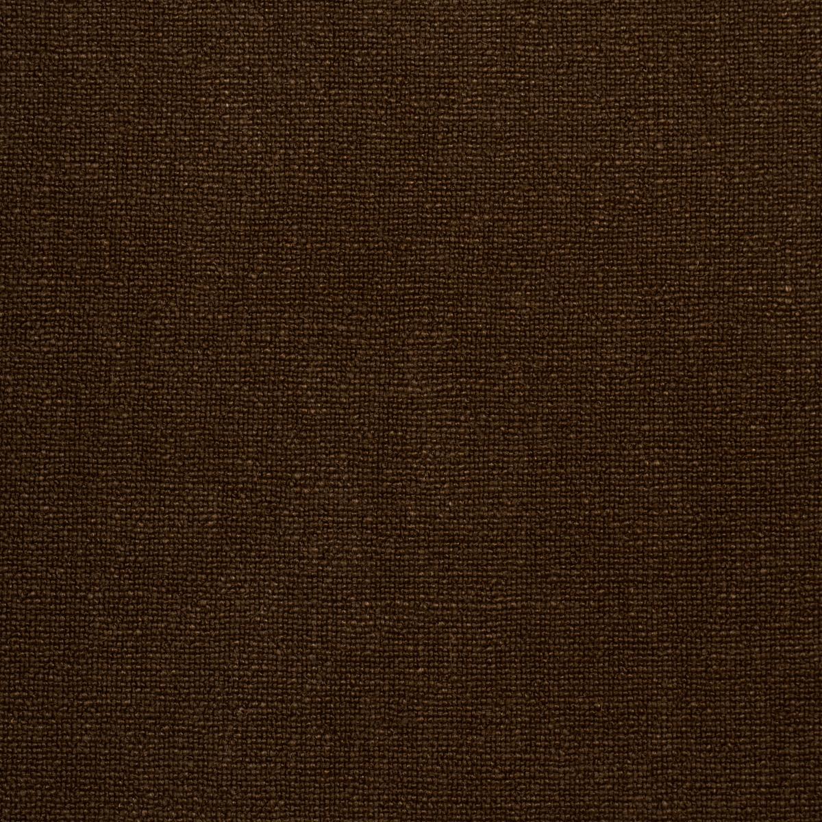 Schumacher Lars Rustic Linen Umber Fabric