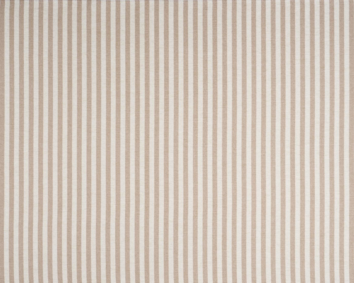 Schumacher Mallie Performance Stripe Neutral Fabric
