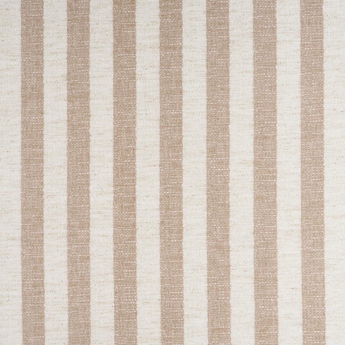 Schumacher Mallie Performance Stripe Neutral Fabric