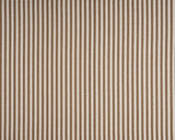 Schumacher Mallie Performance Stripe Brown Fabric