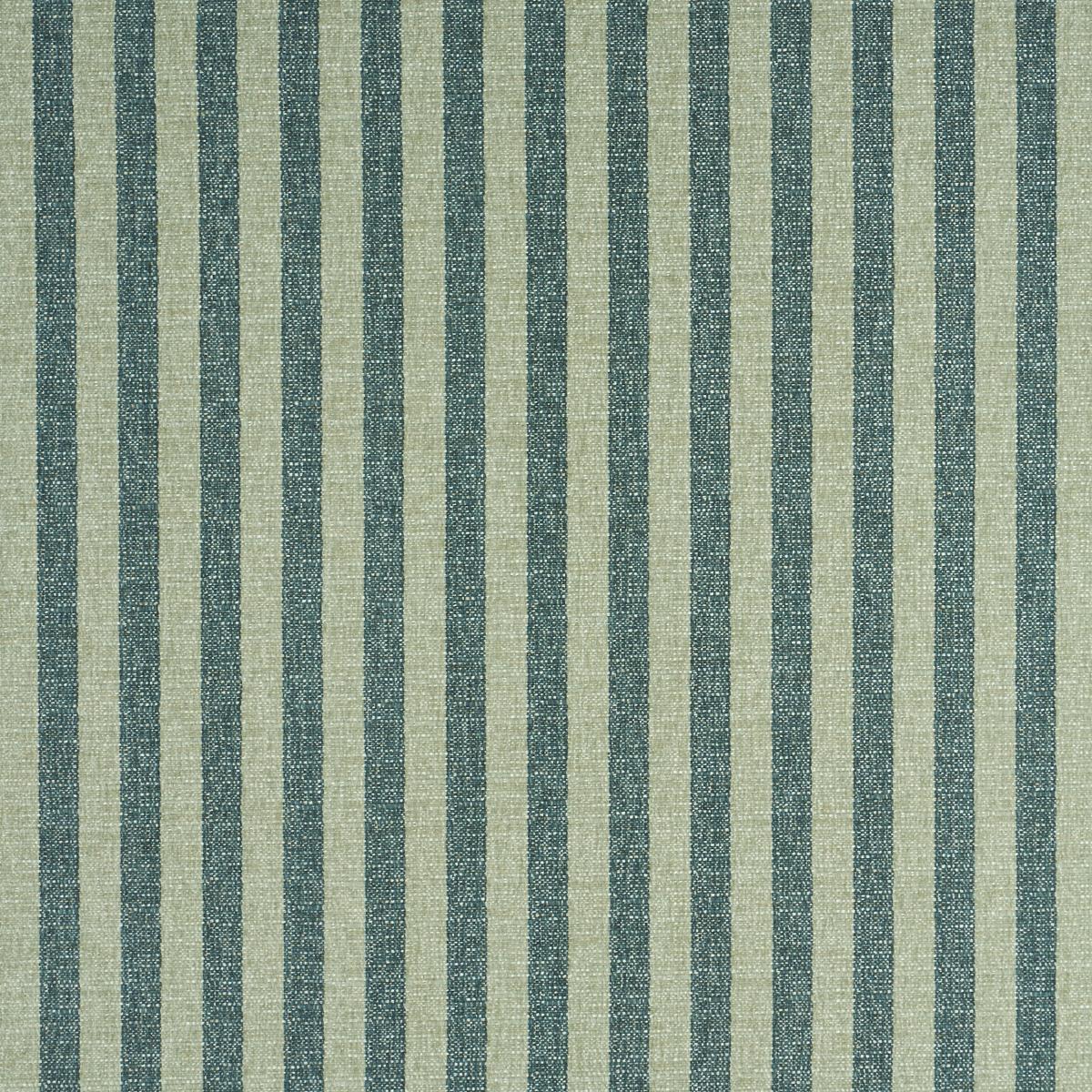 Schumacher Mallie Performance Stripe Slate Fabric
