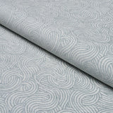 Schumacher Tideline Performance Sky Fabric
