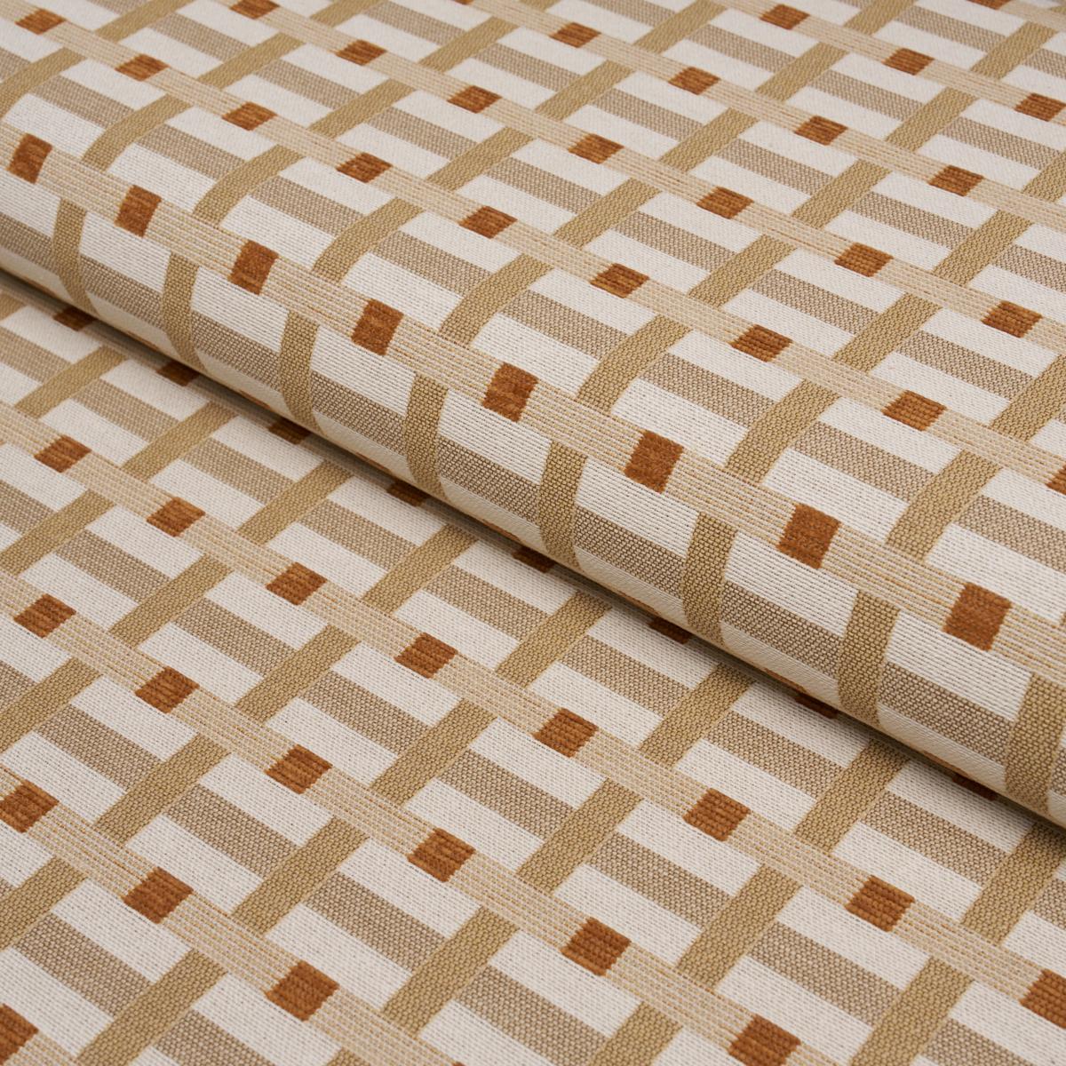 Schumacher Stone Harbor Performance Neutral Fabric