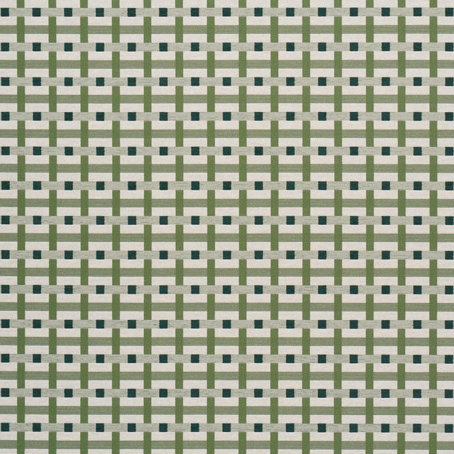 Schumacher Stone Harbor Performance Green Fabric