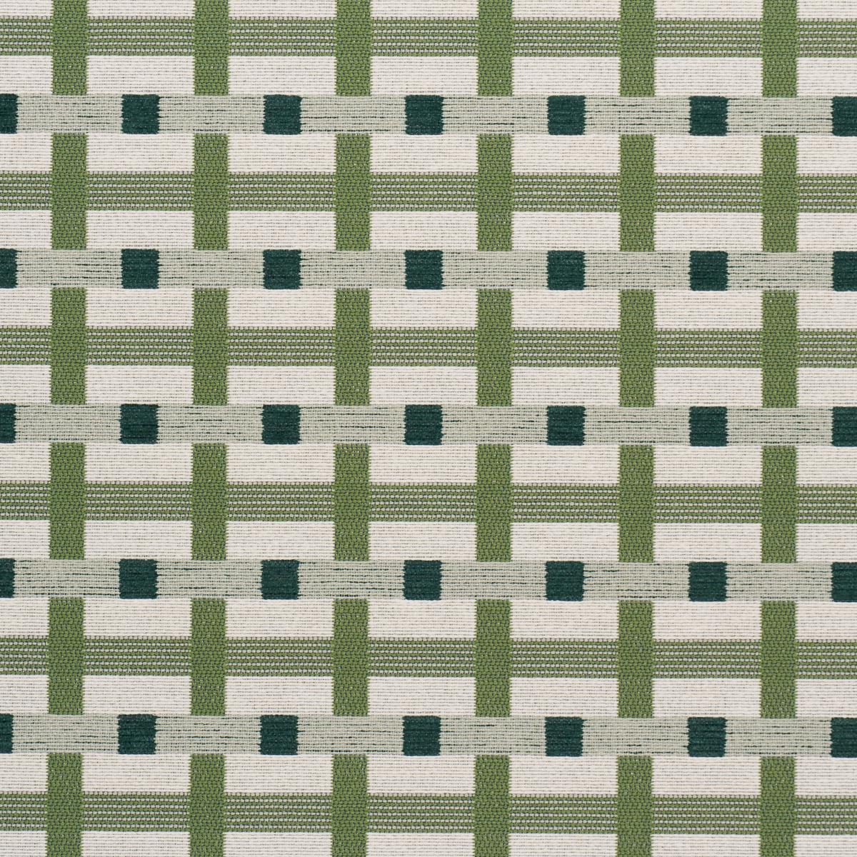 Schumacher Stone Harbor Performance Green Fabric