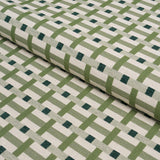 Schumacher Stone Harbor Performance Green Fabric