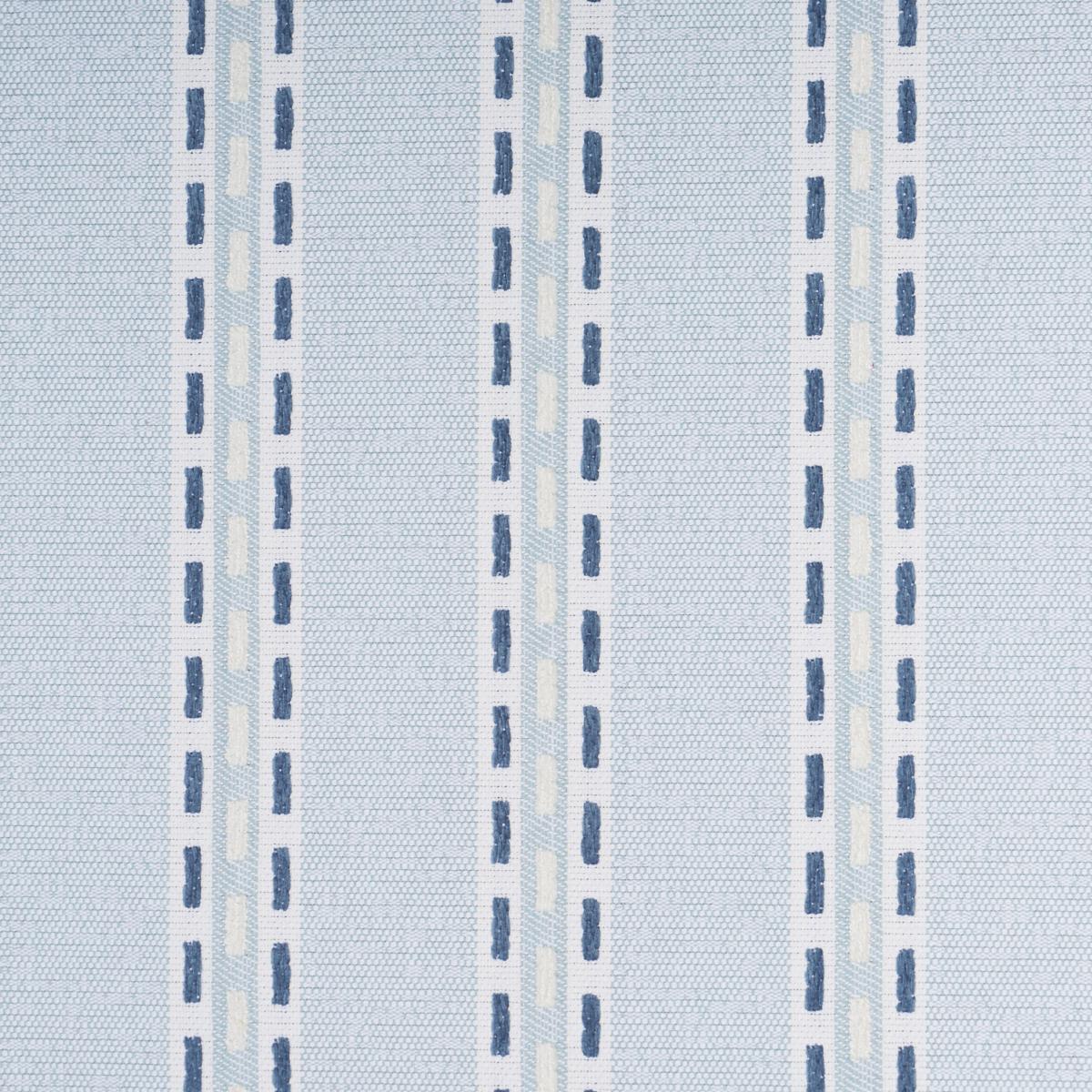 Schumacher Breakline Performance Blue Fabric