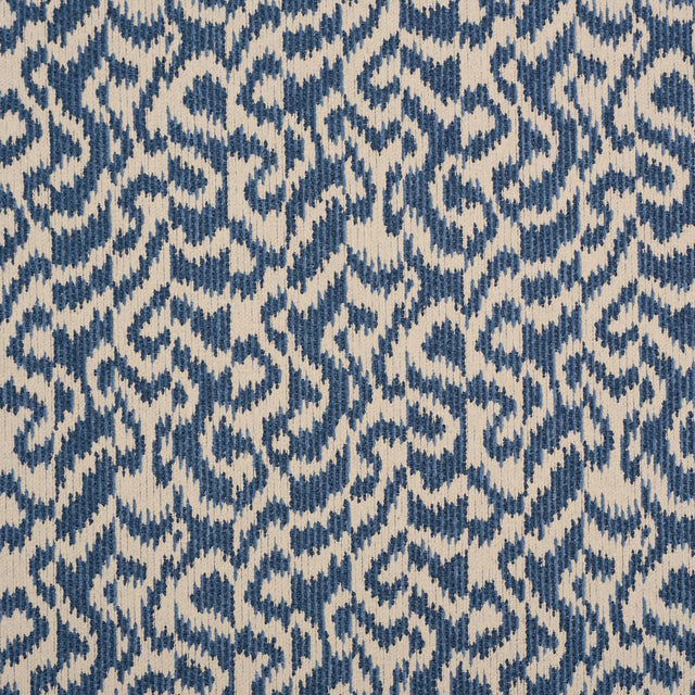 Schumacher Coral Ridge Performance Navy Fabric