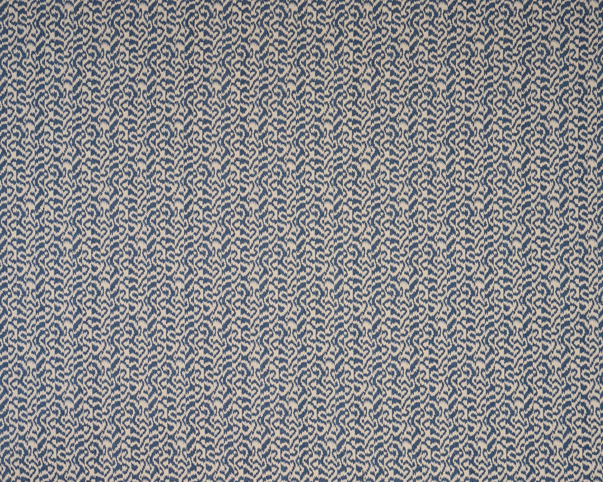 Schumacher Coral Ridge Performance Navy Fabric