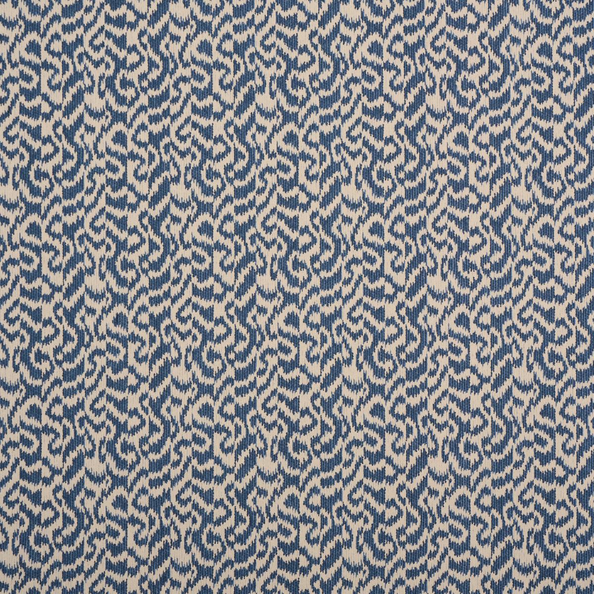 Schumacher Coral Ridge Performance Navy Fabric