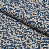 Schumacher Coral Ridge Performance Navy Fabric