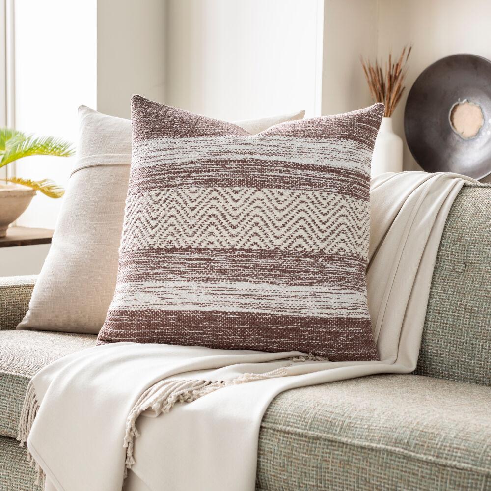 Surya Levi IVL-001 22"L x 22"W Pillow Cover