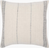 Surya Linen Stripe Vintage LPE-001 18"L x 18"W Pillow Cover