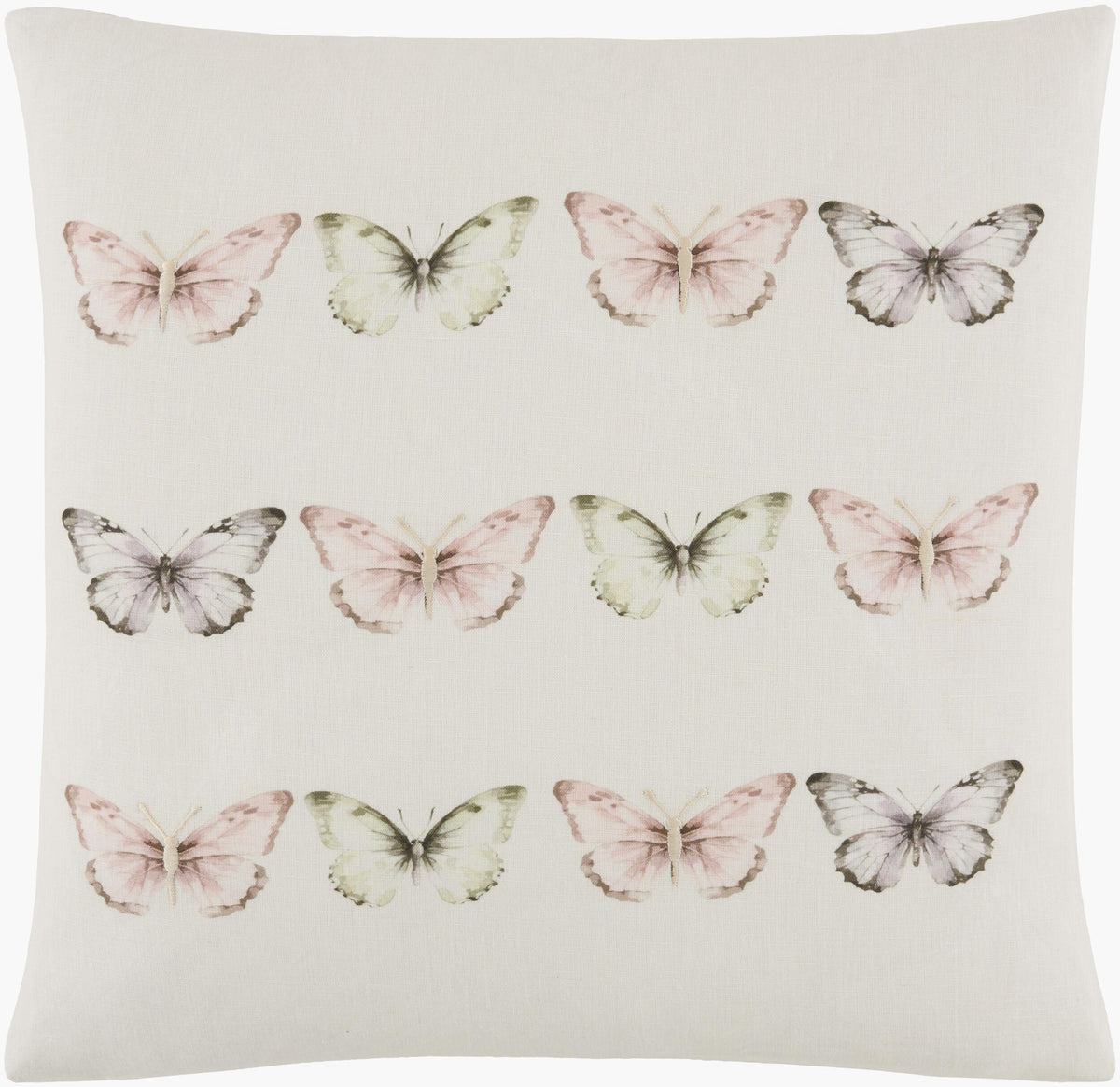 Livabliss Painterly Butterfly PBY-001 20"L x 20"W Pillow