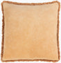 Surya Washed Cotton Velvet WCV-001 18"L x 18"W Pillow