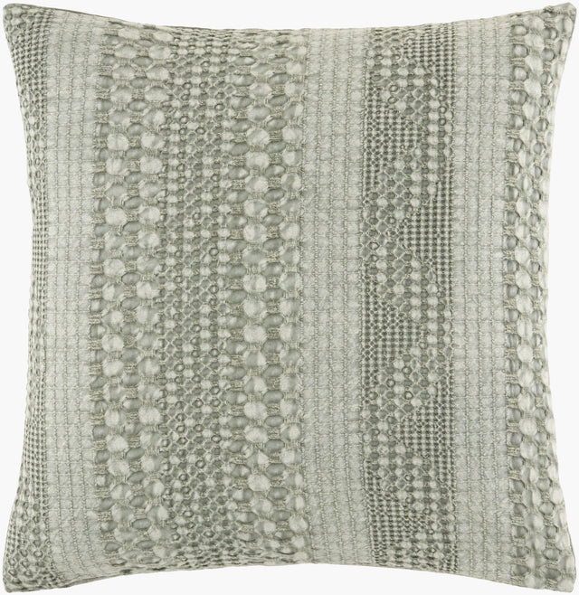 Livabliss Washed Waffle WWA-005 18"L x 18"W Pillow