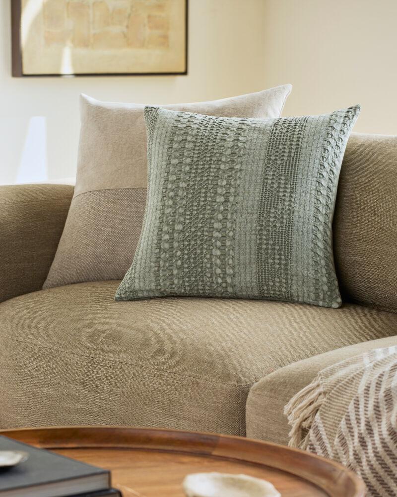 Livabliss Washed Waffle WWA-005 18"L x 18"W Pillow