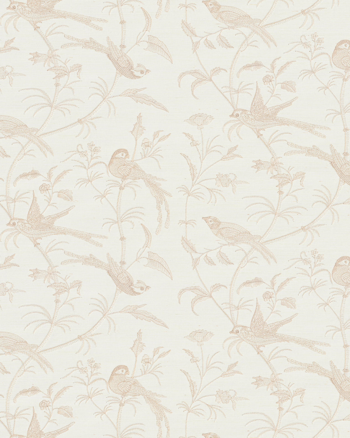 Brunschwig & Fils BENGALI EMB WC IVORY Wallpaper