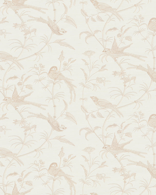 Brunschwig & Fils BENGALI EMB WC IVORY Wallpaper