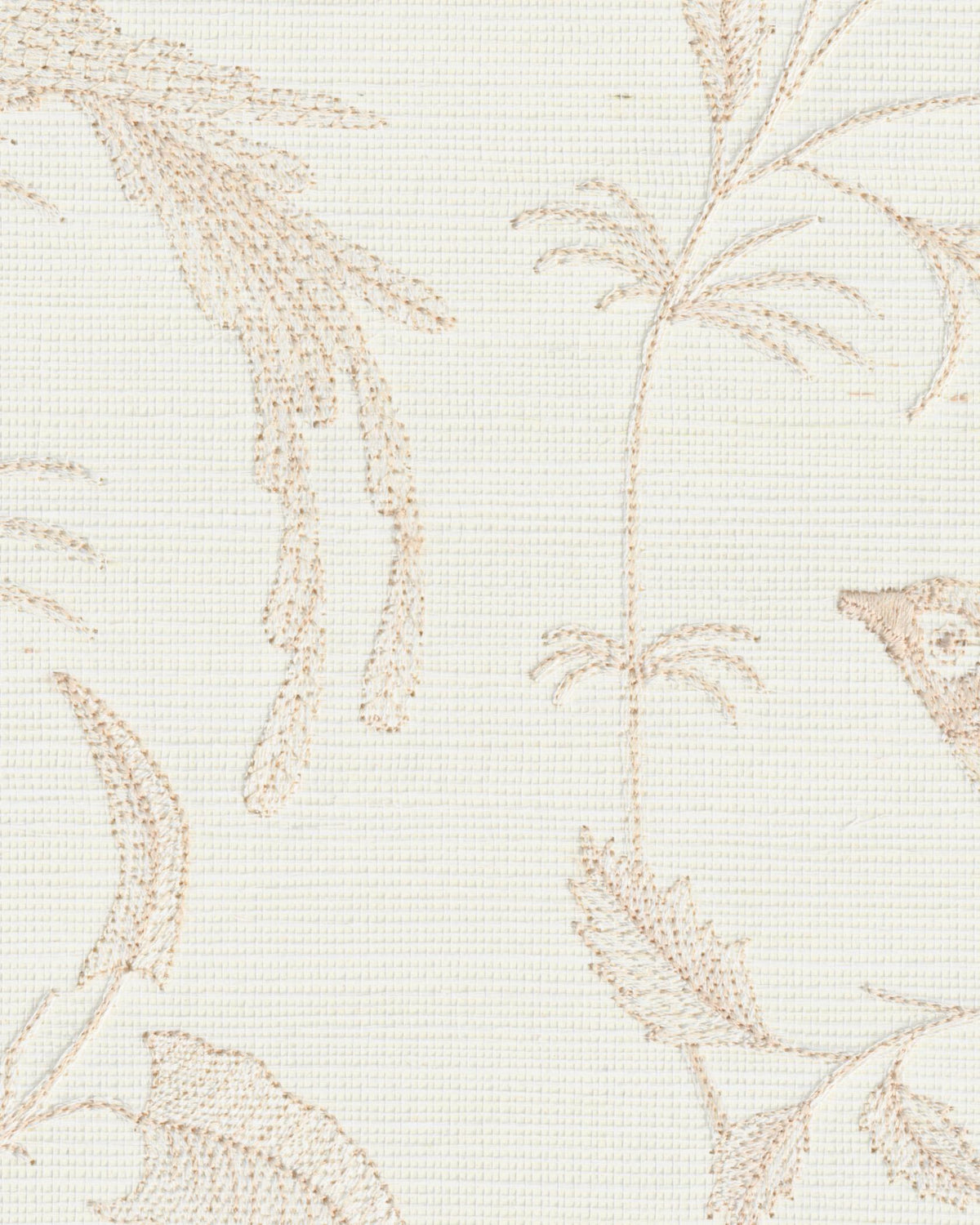 Brunschwig & Fils BENGALI EMB WC IVORY Wallpaper